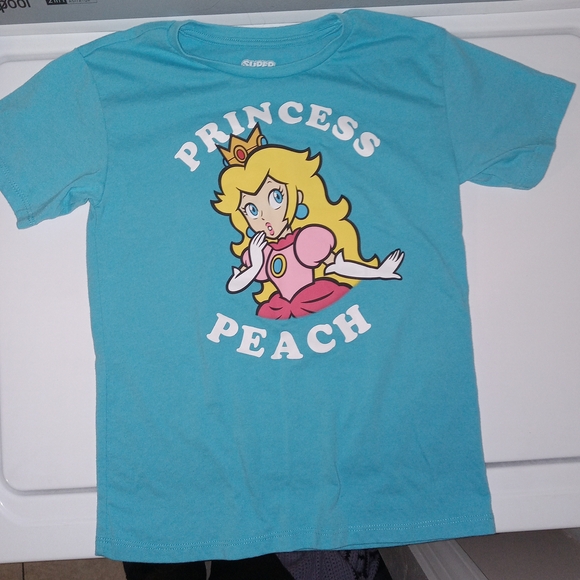 Nintendo Other - Nintendo Princess Peach Kids T-Shirt - Teal